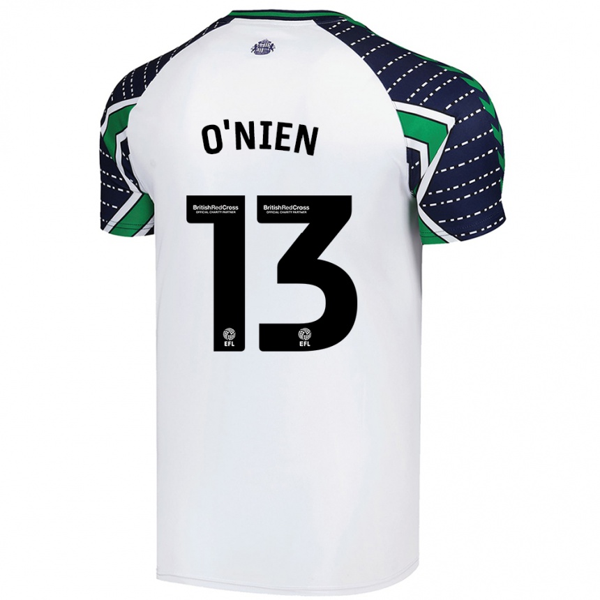 Niño Fútbol Camiseta Luke O'nien #13 Blanco 2ª Equipación 2024/25