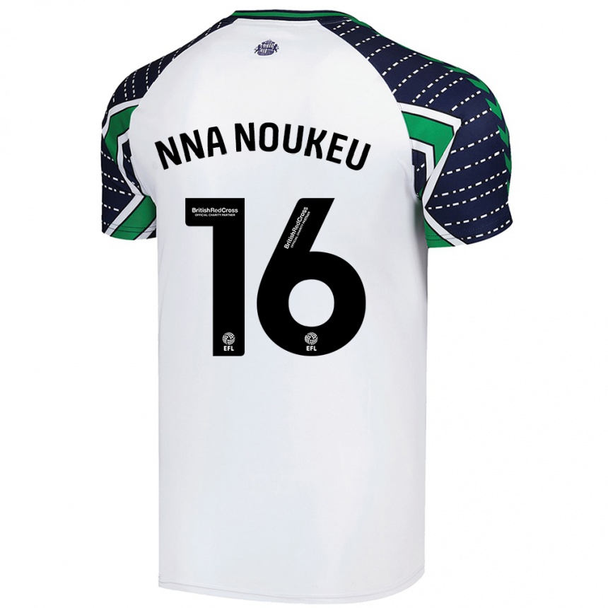 Niño Fútbol Camiseta Blondy Nna Noukeu #16 Blanco 2ª Equipación 2024/25