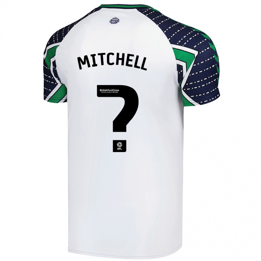 Niño Fútbol Camiseta Cuba Mitchell #0 Blanco 2ª Equipación 2024/25