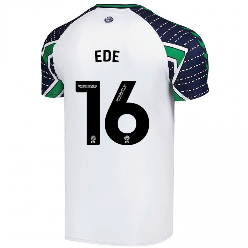 Niño Fútbol Camiseta Grace Ede #16 Blanco 2ª Equipación 2024/25