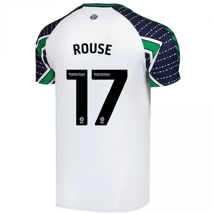 Niño Fútbol Camiseta Mollie Rouse #17 Blanco 2ª Equipación 2024/25