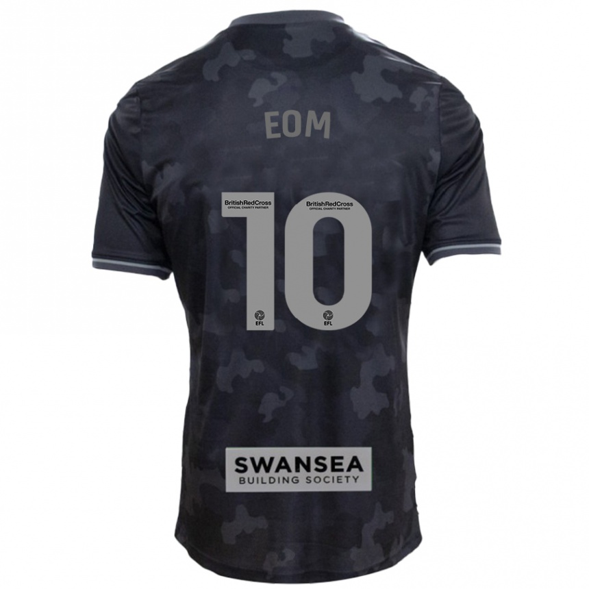 Niño Fútbol Camiseta Ji-Sung Eom #10 Negro 2ª Equipación 2024/25