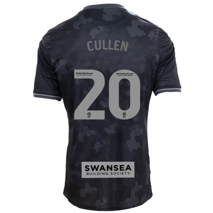 Niño Fútbol Camiseta Liam Cullen #20 Negro 2ª Equipación 2024/25