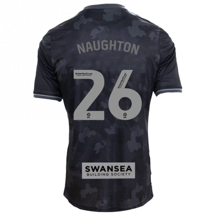 Niño Fútbol Camiseta Kyle Naughton #26 Negro 2ª Equipación 2024/25