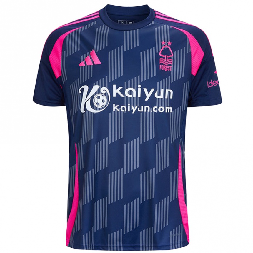 Niño Fútbol Camiseta Freya Thomas #17 Azul Real Rosa 2ª Equipación 2024/25