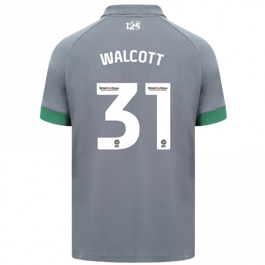 Niño Fútbol Camiseta Malachi Fagan Walcott #31 Gris Oscuro 2ª Equipación 2024/25