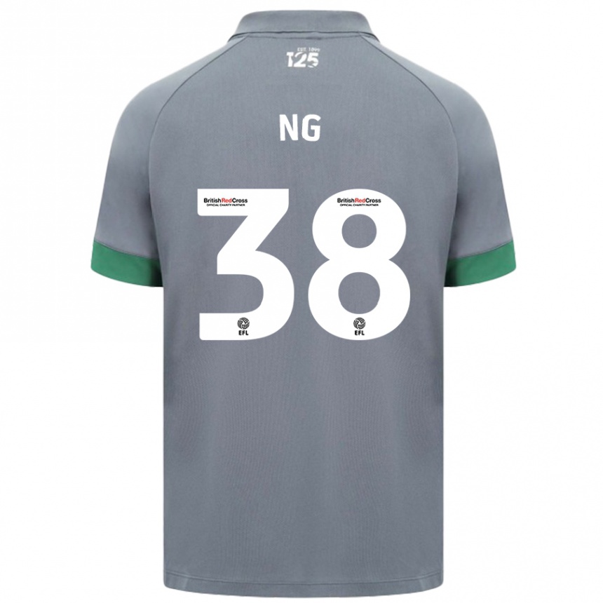 Niño Fútbol Camiseta Perry Ng #38 Gris Oscuro 2ª Equipación 2024/25