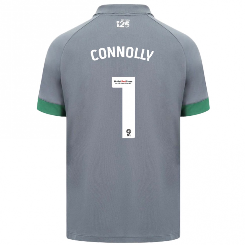 Niño Fútbol Camiseta Daisy Connolly #1 Gris Oscuro 2ª Equipación 2024/25