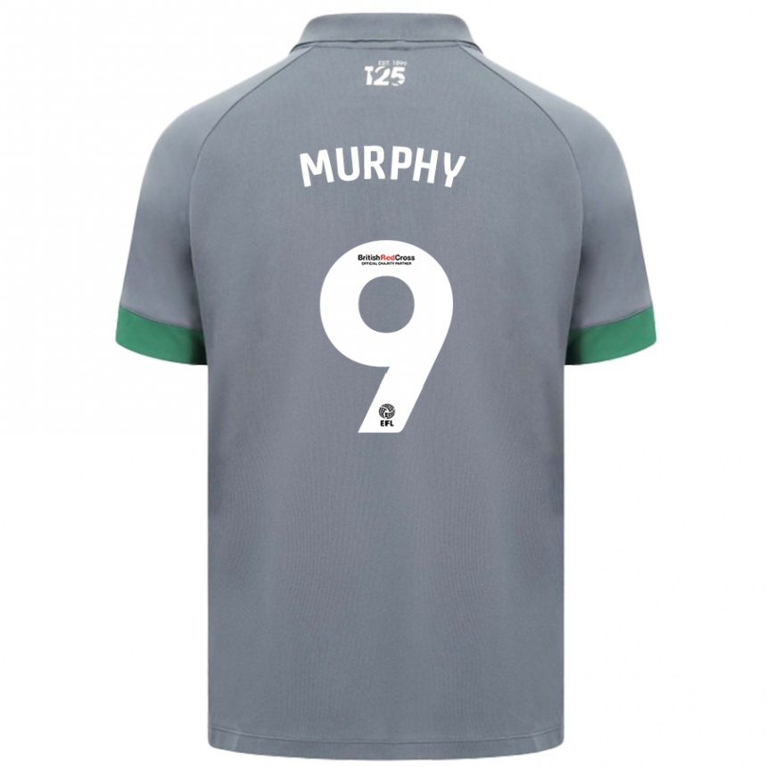 Niño Fútbol Camiseta Alana Murphy #9 Gris Oscuro 2ª Equipación 2024/25