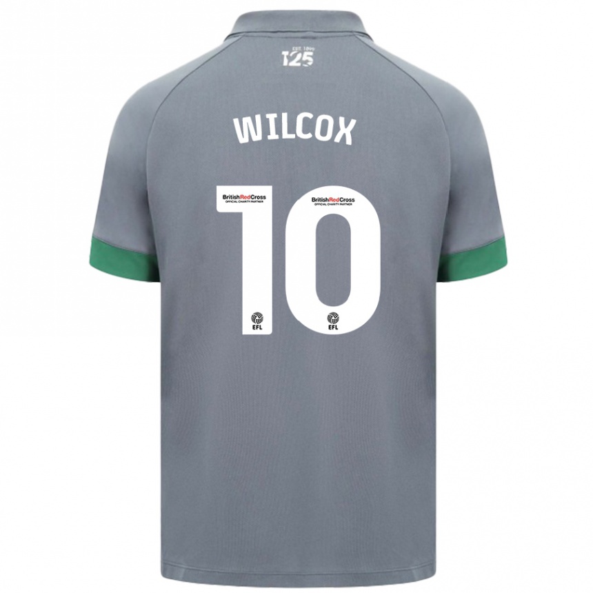 Niño Fútbol Camiseta Danielle Wilcox #10 Gris Oscuro 2ª Equipación 2024/25