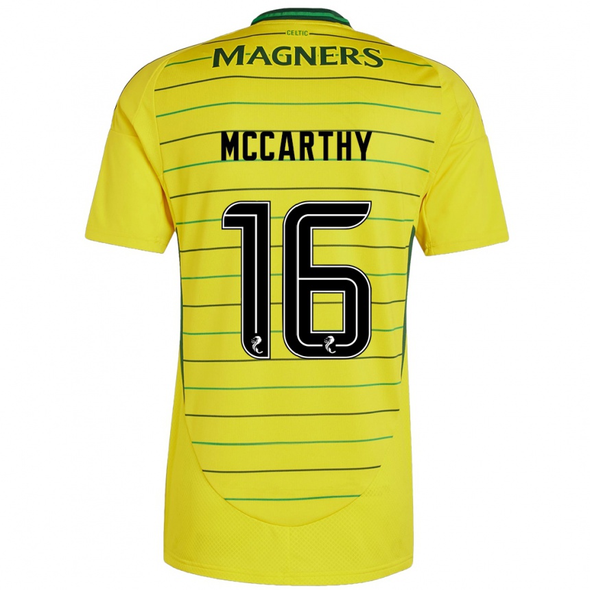 Niño Fútbol Camiseta James Mccarthy #16 Amarillo 2ª Equipación 2024/25