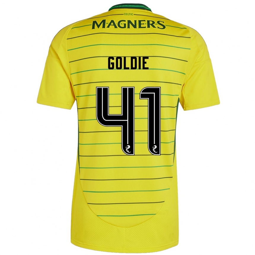 Niño Fútbol Camiseta Clare Goldie #41 Amarillo 2ª Equipación 2024/25