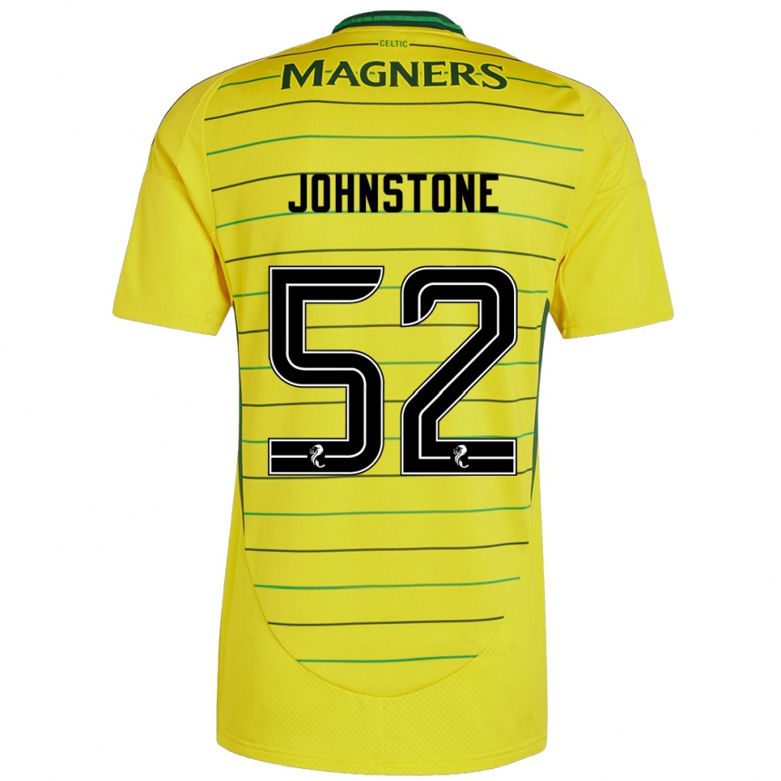 Niño Fútbol Camiseta Rachael Johnstone #52 Amarillo 2ª Equipación 2024/25