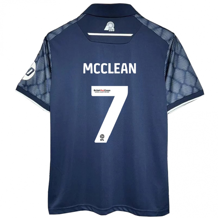 Niño Fútbol Camiseta James Mcclean #7 Negro 2ª Equipación 2024/25