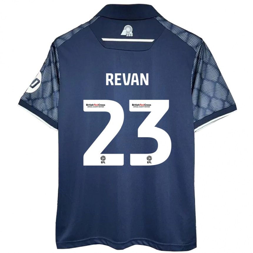 Niño Fútbol Camiseta Sebastian Revan #23 Negro 2ª Equipación 2024/25