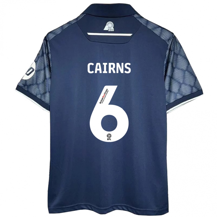 Niño Fútbol Camiseta Brooke Cairns #6 Negro 2ª Equipación 2024/25