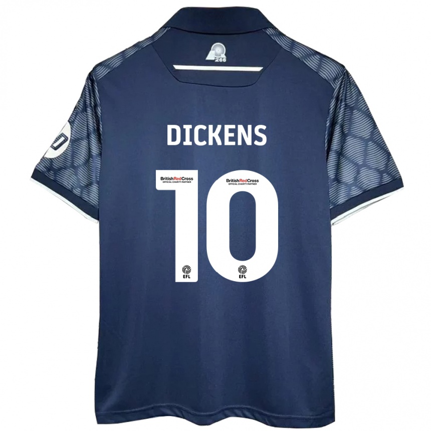 Niño Fútbol Camiseta Tj Dickens #10 Negro 2ª Equipación 2024/25