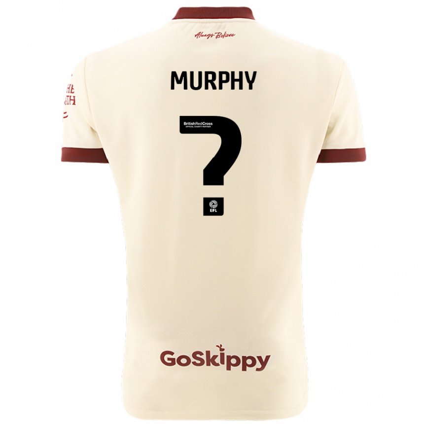 Niño Fútbol Camiseta Adam Murphy #0 Crema Blanco 2ª Equipación 2024/25