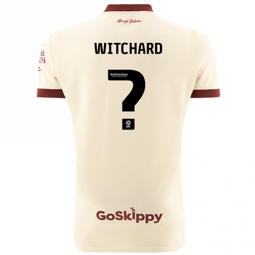 Niño Fútbol Camiseta Jack Witchard #0 Crema Blanco 2ª Equipación 2024/25