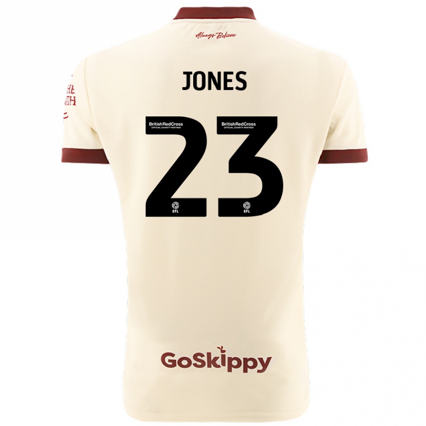 Niño Fútbol Camiseta Carrie Jones #23 Crema Blanco 2ª Equipación 2024/25