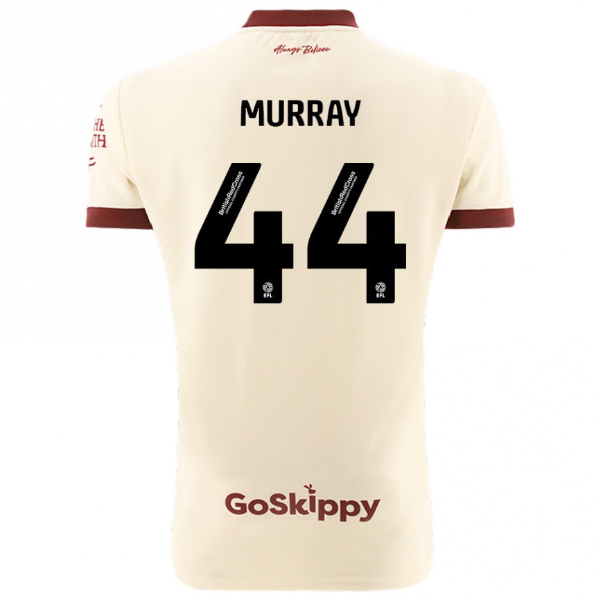 Niño Fútbol Camiseta Satara Murray #44 Crema Blanco 2ª Equipación 2024/25