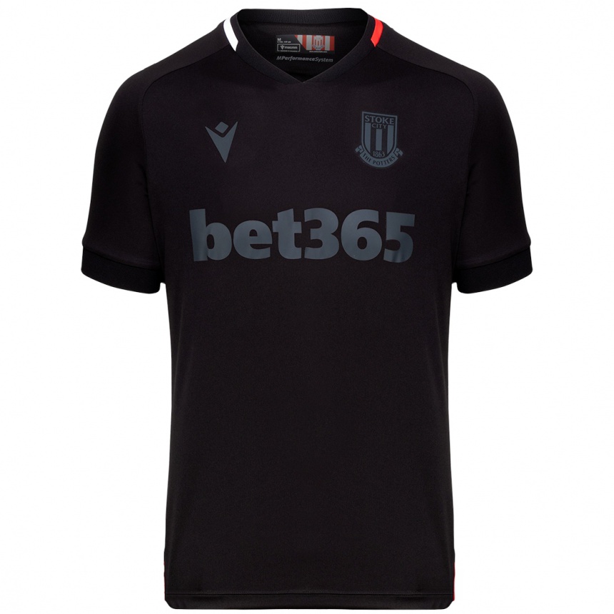 Niño Fútbol Camiseta Luke Mellon #0 Negro 2ª Equipación 2024/25