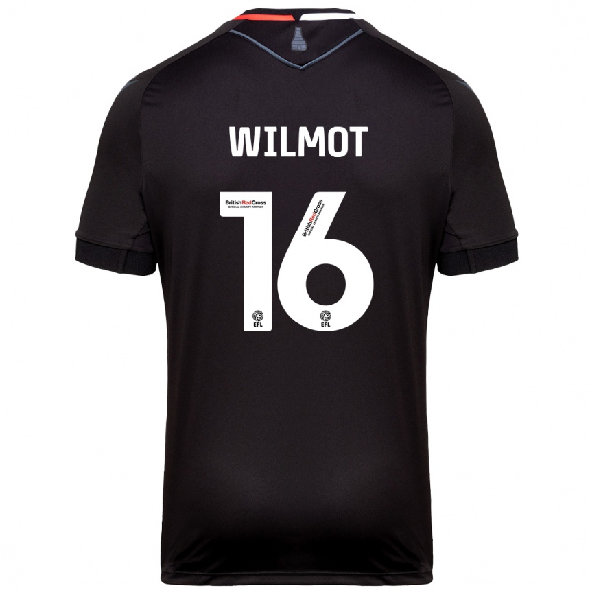 Niño Fútbol Camiseta Ben Wilmot #16 Negro 2ª Equipación 2024/25