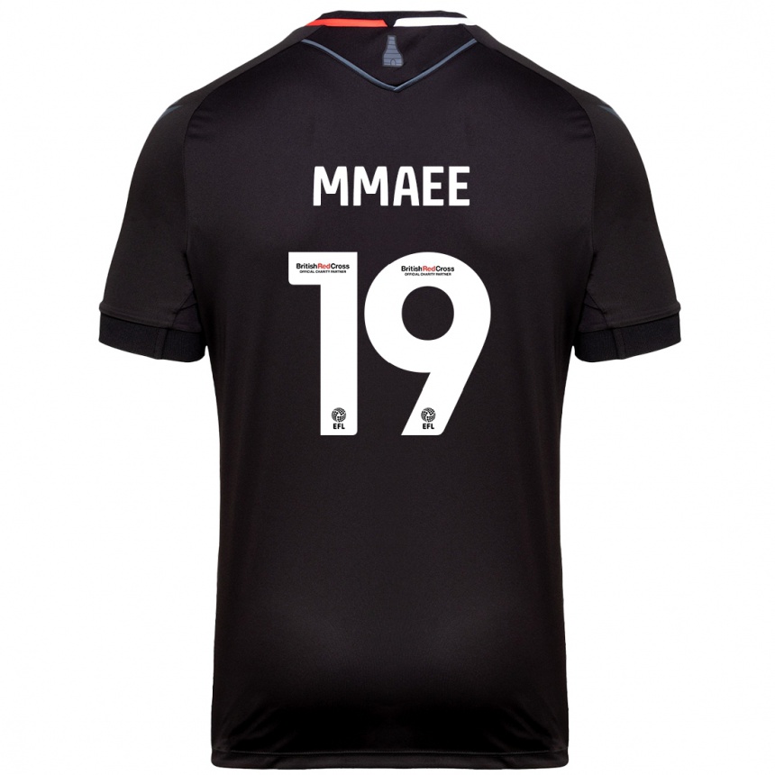 Niño Fútbol Camiseta Ryan Mmaee #19 Negro 2ª Equipación 2024/25