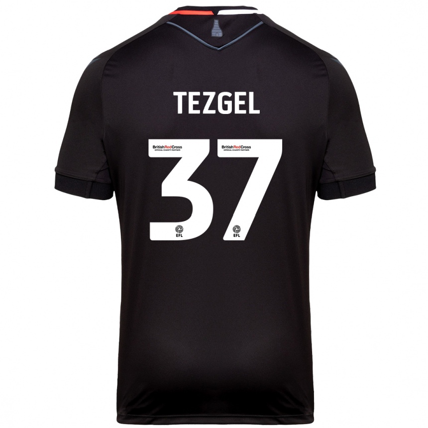 Niño Fútbol Camiseta Emre Tezgel #37 Negro 2ª Equipación 2024/25