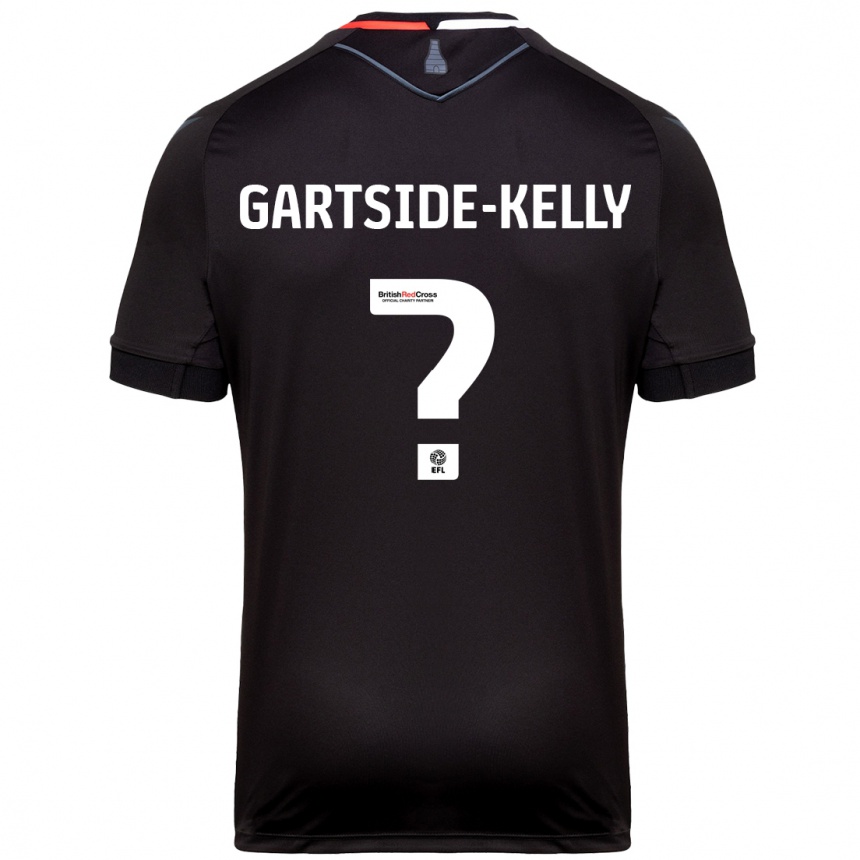 Niño Fútbol Camiseta Gabriel Gartside-Kelly #0 Negro 2ª Equipación 2024/25