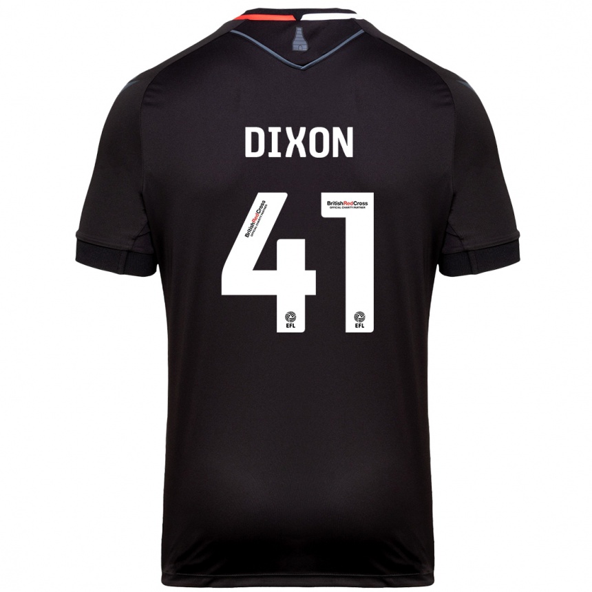 Niño Fútbol Camiseta Jaden Dixon #41 Negro 2ª Equipación 2024/25