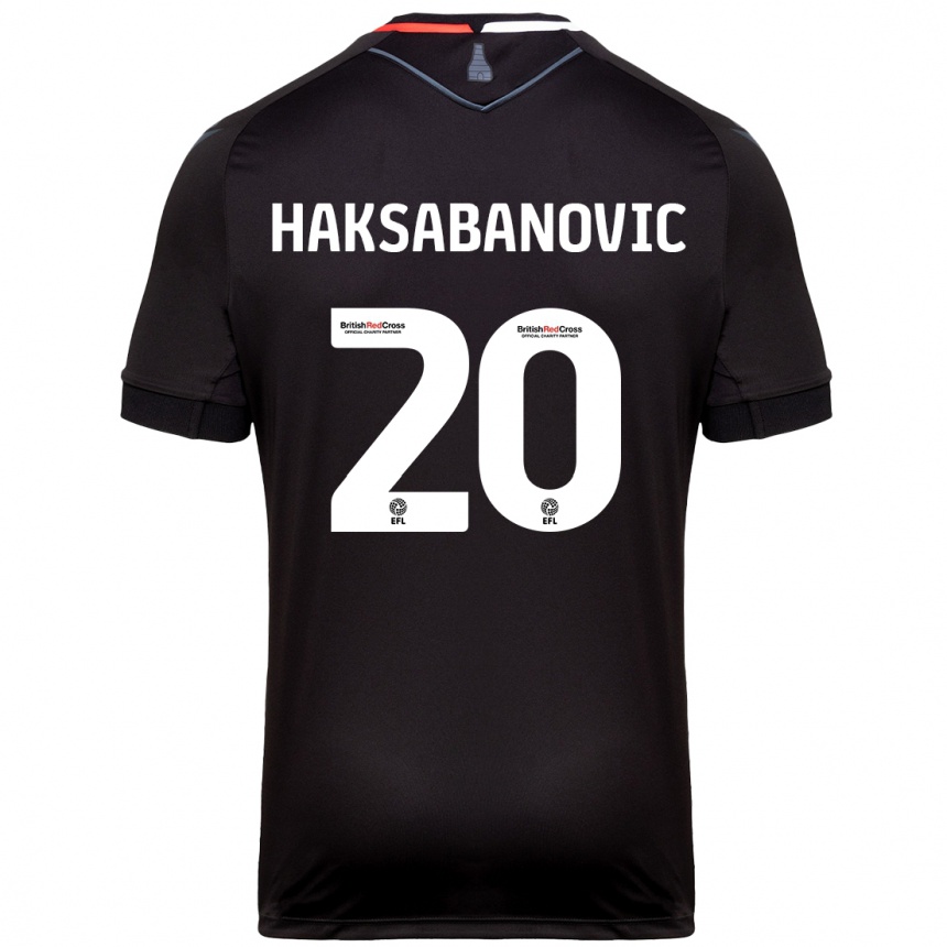 Niño Fútbol Camiseta Sead Hakšabanović #20 Negro 2ª Equipación 2024/25