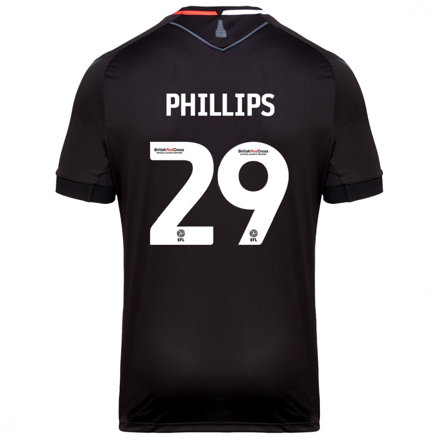 Niño Fútbol Camiseta D'margio Wright-Phillips #29 Negro 2ª Equipación 2024/25