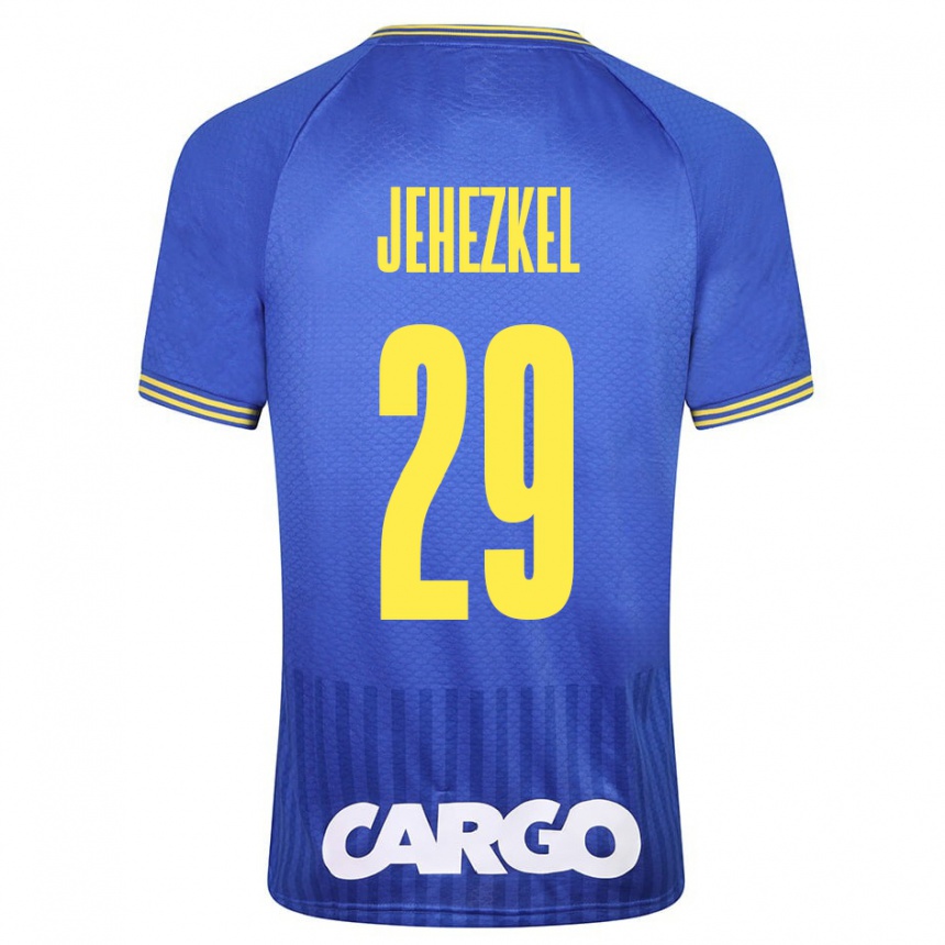 Niño Fútbol Camiseta Sagiv Jehezkel #29 Blanco 2ª Equipación 2024/25