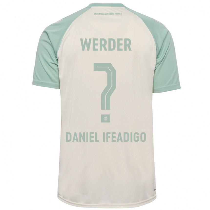 Niño Fútbol Camiseta Kamsiyonna Daniel Ifeadigo #0 Blanquecino Verde Claro 2ª Equipación 2024/25