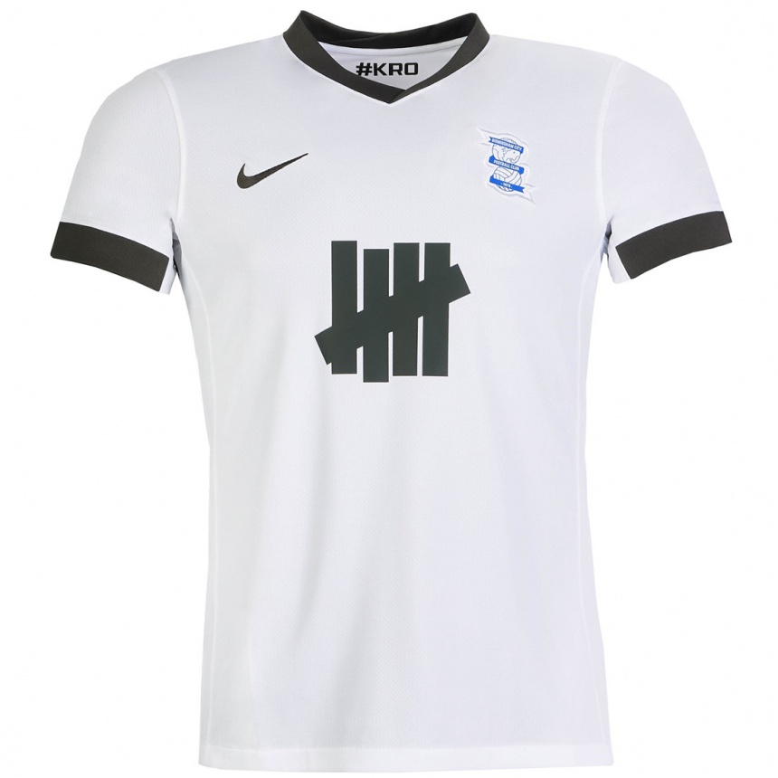 Niño Fútbol Camiseta Siriki Dembélé #17 Blanco Negro 2ª Equipación 2024/25