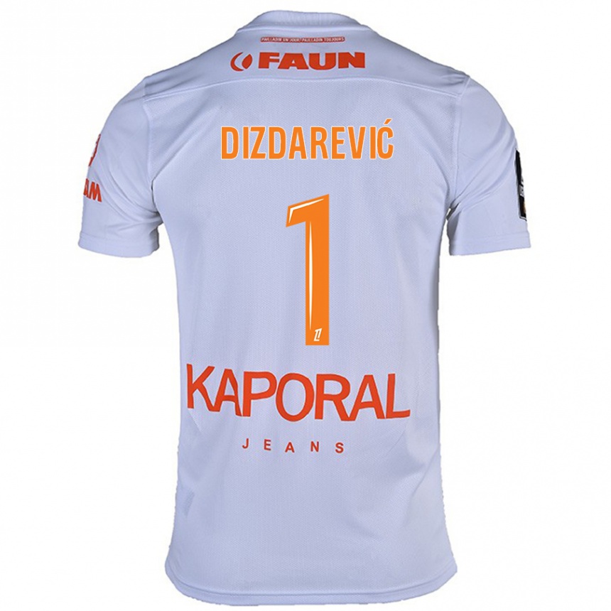 Niño Fútbol Camiseta Belmin Dizdarevic #1 Blanco 2ª Equipación 2024/25