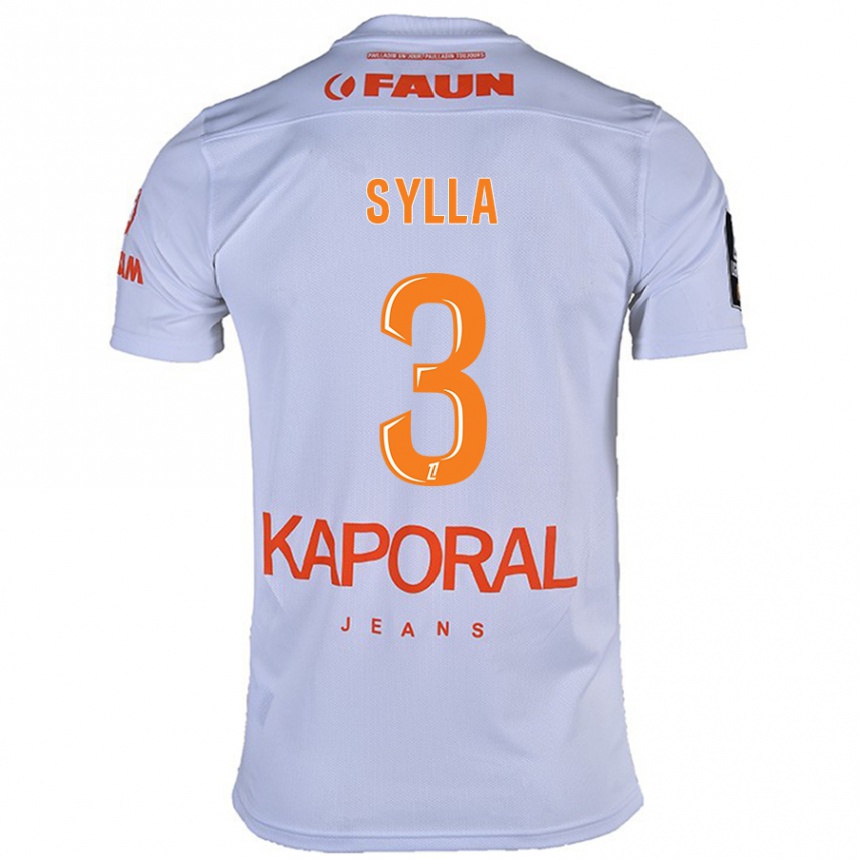 Niño Fútbol Camiseta Issiaga Sylla #3 Blanco 2ª Equipación 2024/25