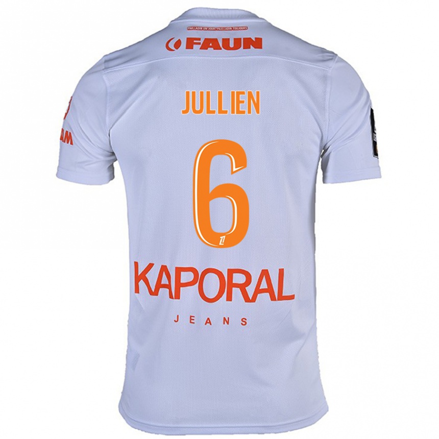 Niño Fútbol Camiseta Christopher Jullien #6 Blanco 2ª Equipación 2024/25