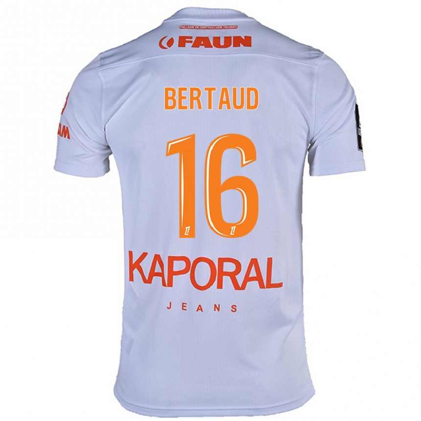 Niño Fútbol Camiseta Dimitry Bertaud #16 Blanco 2ª Equipación 2024/25