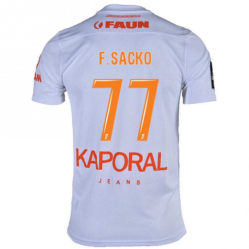 Niño Fútbol Camiseta Falaye Sacko #77 Blanco 2ª Equipación 2024/25