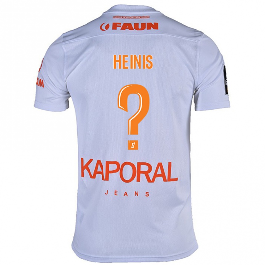 Niño Fútbol Camiseta Keahinui Heinis #0 Blanco 2ª Equipación 2024/25