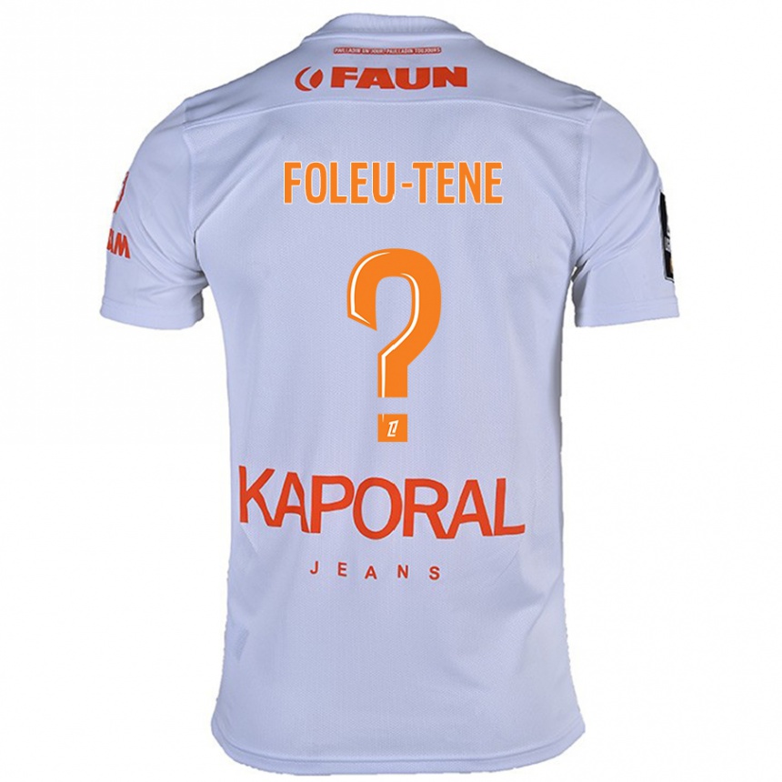 Niño Fútbol Camiseta Kévin Foleu-Tene #0 Blanco 2ª Equipación 2024/25