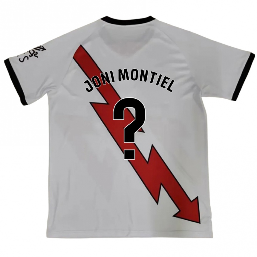 Niño Fútbol Camiseta Joni Montiel #0 Rojo 2ª Equipación 2024/25