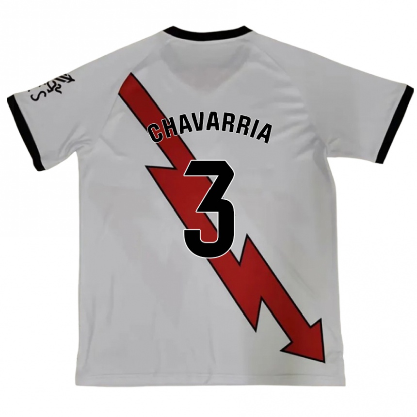 Niño Fútbol Camiseta Pep Chavarría #3 Rojo 2ª Equipación 2024/25