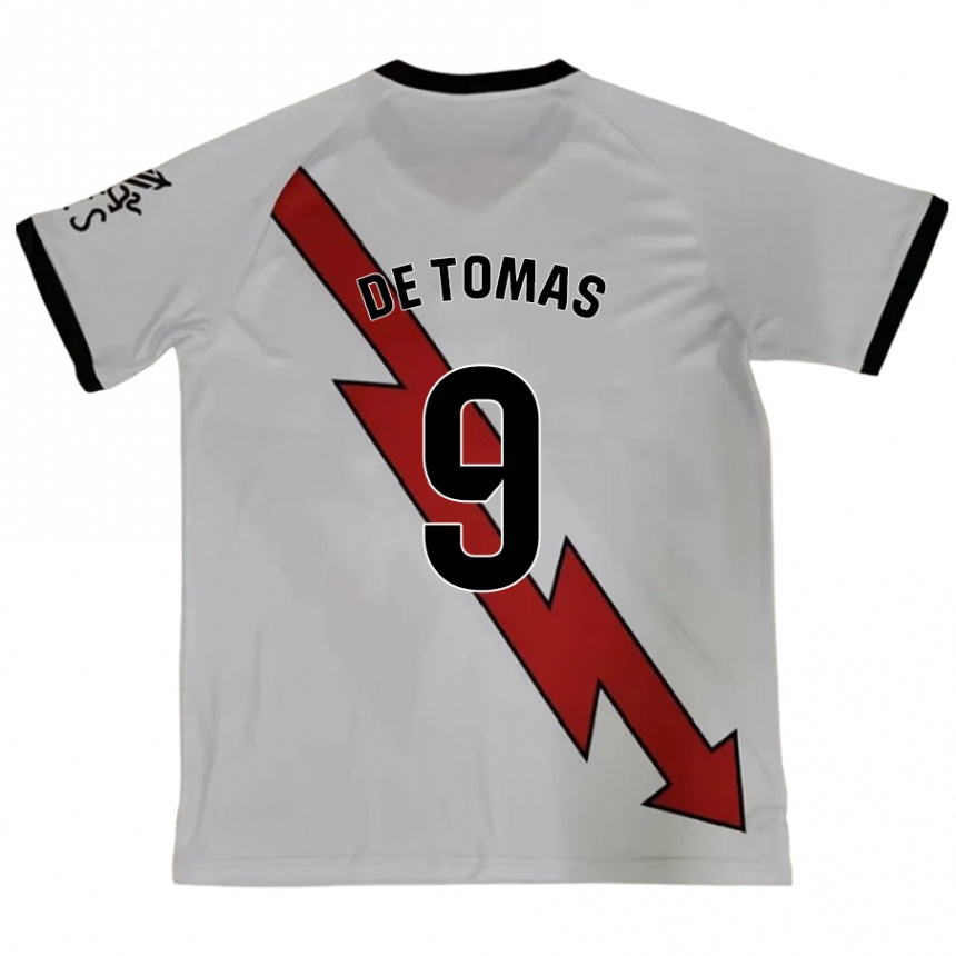 Niño Fútbol Camiseta Raúl De Tomás #9 Rojo 2ª Equipación 2024/25