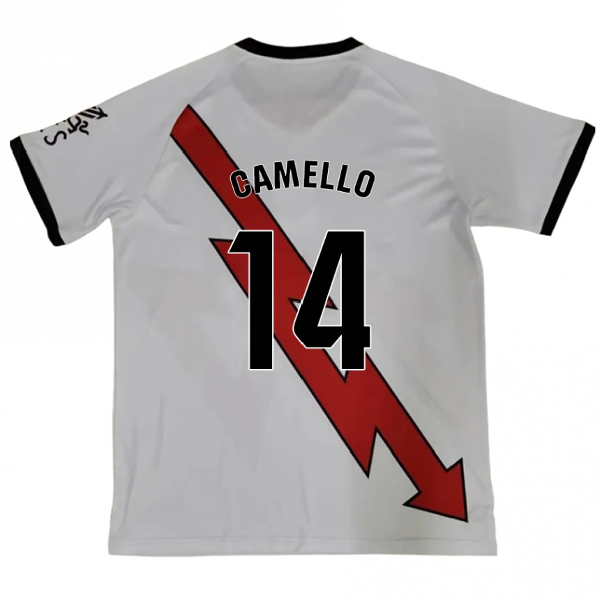 Niño Fútbol Camiseta Sergio Camello #14 Rojo 2ª Equipación 2024/25