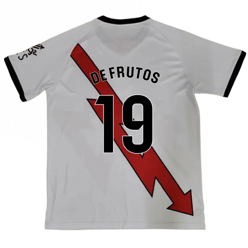 Niño Fútbol Camiseta Jorge De Frutos #19 Rojo 2ª Equipación 2024/25