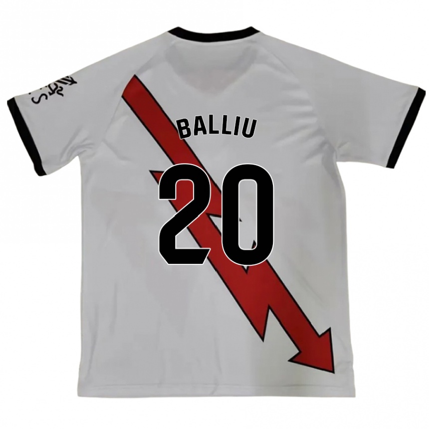 Niño Fútbol Camiseta Iván Balliu #20 Rojo 2ª Equipación 2024/25