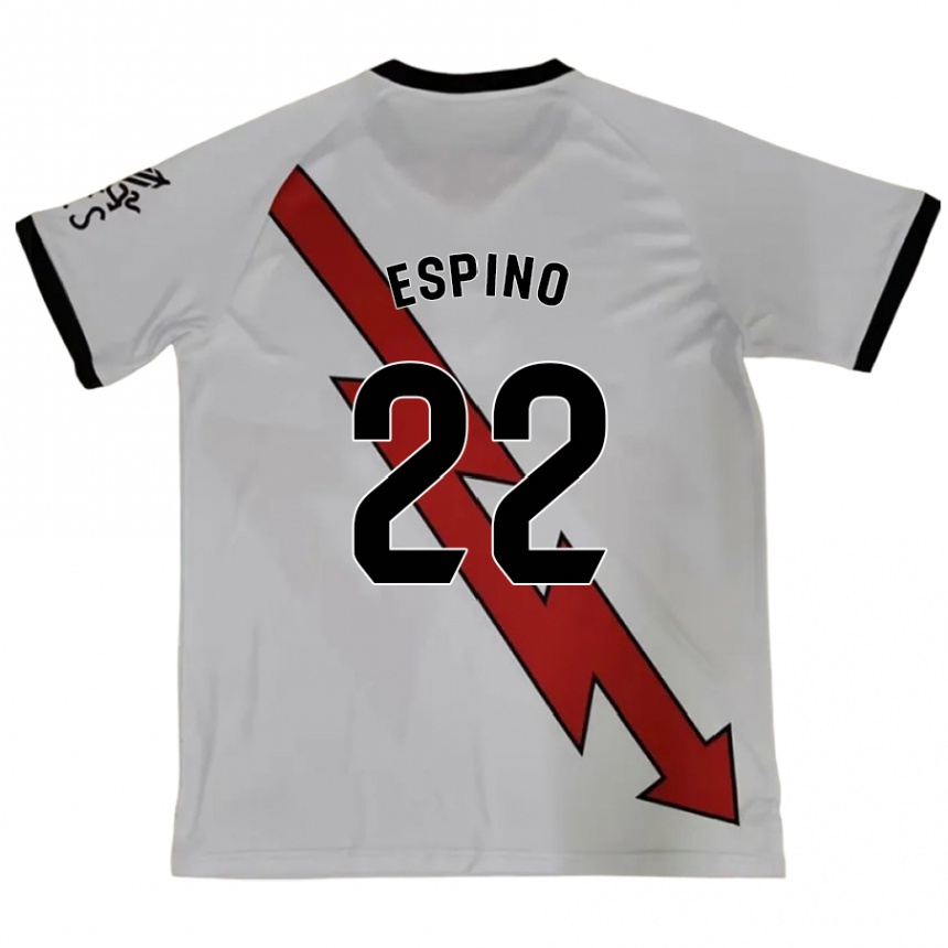 Niño Fútbol Camiseta Alfonso Espino #22 Rojo 2ª Equipación 2024/25